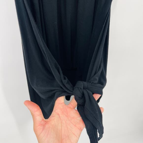 Wilfred Free Black Midi Maxi Dress Women's Size Large - Picture 5 of 5